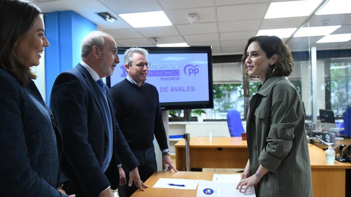 Ayuso deposita 150 avales para presentar su candidatura a presidir el ...