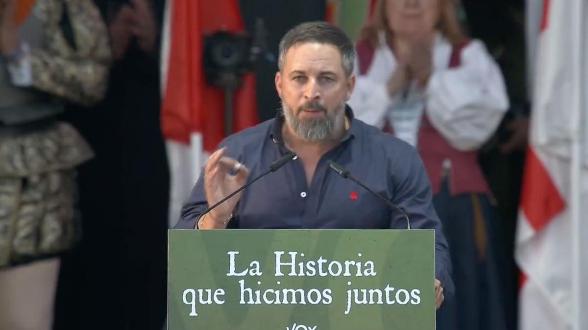Nadie da crédito a lo que había de fondo durante el discurso de Abascal ...