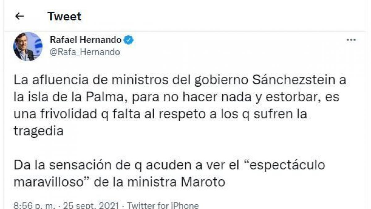 Arrasa con su contestación a este tuit de un senador del PP: una foto y ...