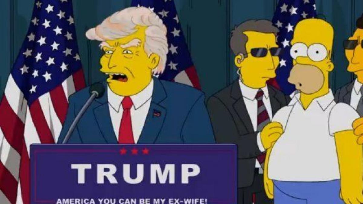El guionista de Los Simpson que predijo la elección de Trump se postula a la Casa Blanca: “Bah, también puedo ser político”