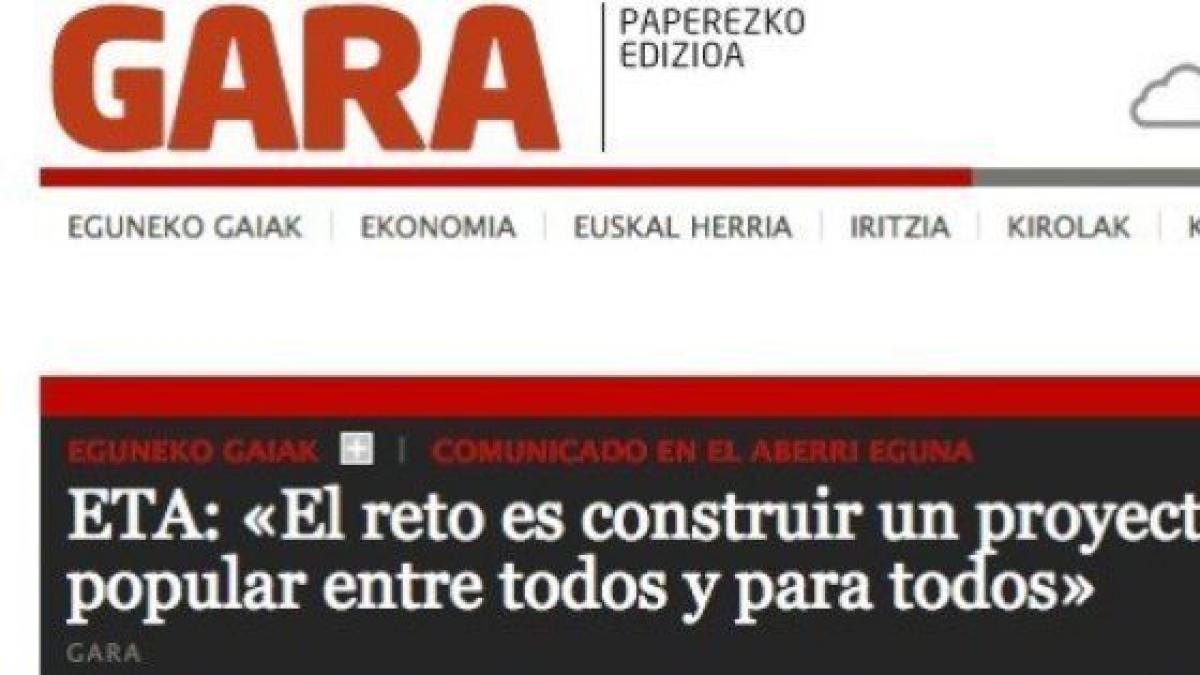ETA admite que no está donde esperaba y pide 'el derecho a decidir ...