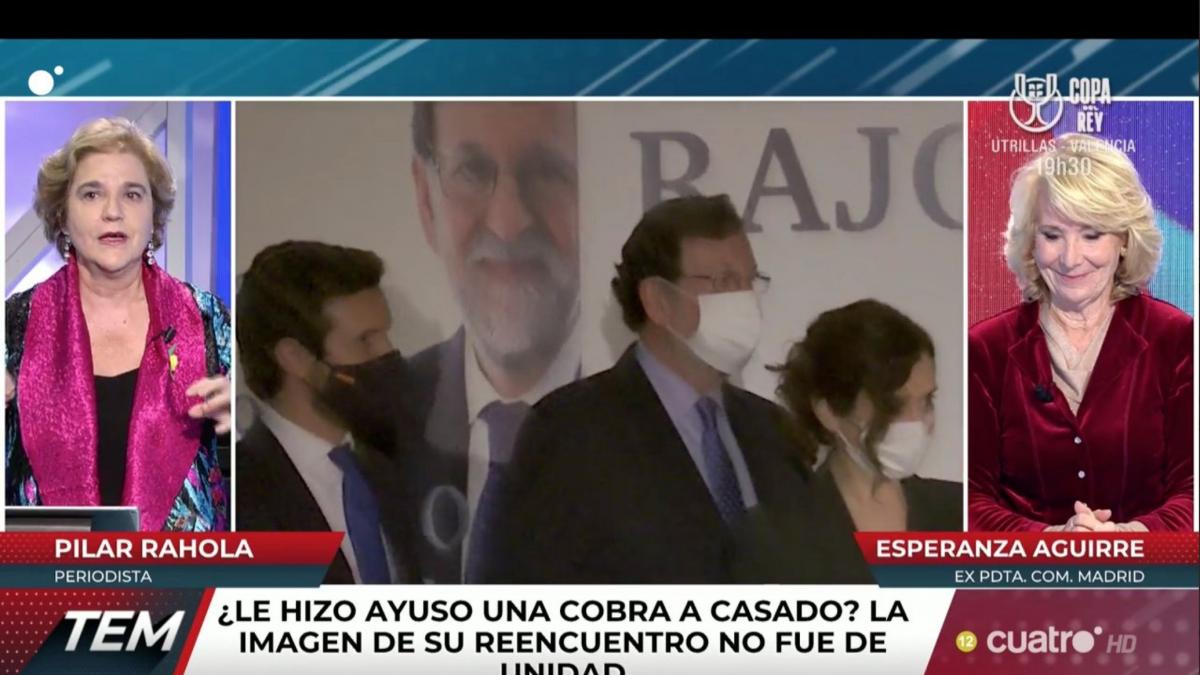 Rajoy deja claro lo que pasó entre Casado y Ayuso en la presentación de ...