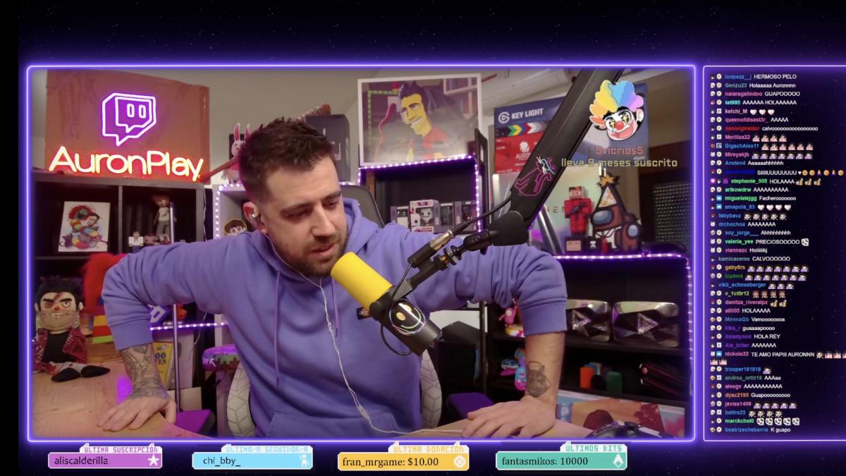 AuronPlay vuelve 25 días después de la polémica a Twitch y da las ...