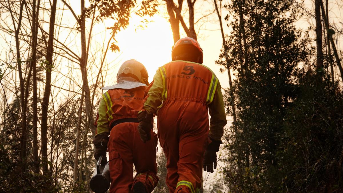 Asturias rebaja el nivel de alerta tras la estabilización de los incendios