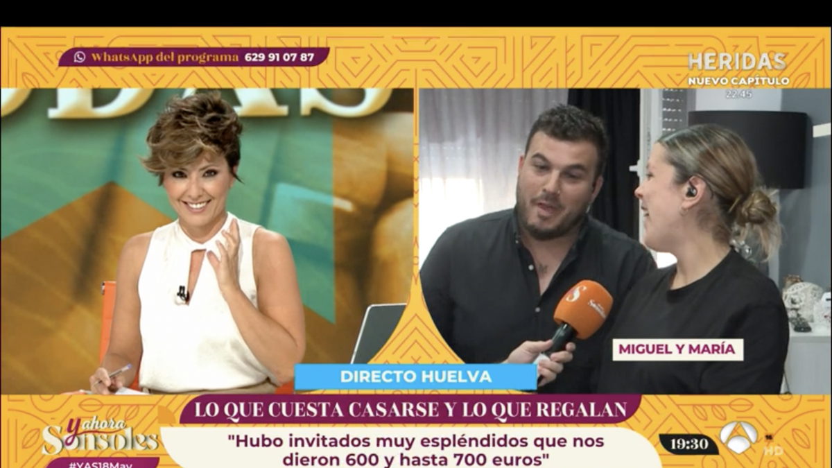 Unos recién casados destapan cómo supieron quién entregó un sobre sin ...