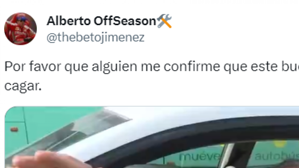 El argumento de este hombre para que los tractoristas le dejen pasar es ...
