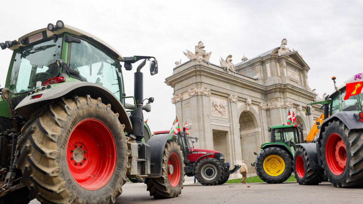 Tractorada en Madrid el 11 de febrero