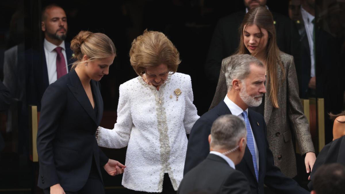 En Portugal califican con un demoledor adjetivo este gesto de Leonor con la  reina Sofía
