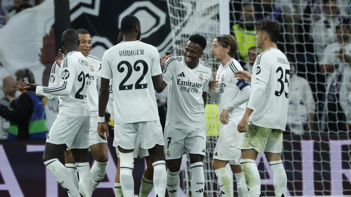 El Real Madrid se da un festín en Champions y vence 5-1 al Salzburgo ...