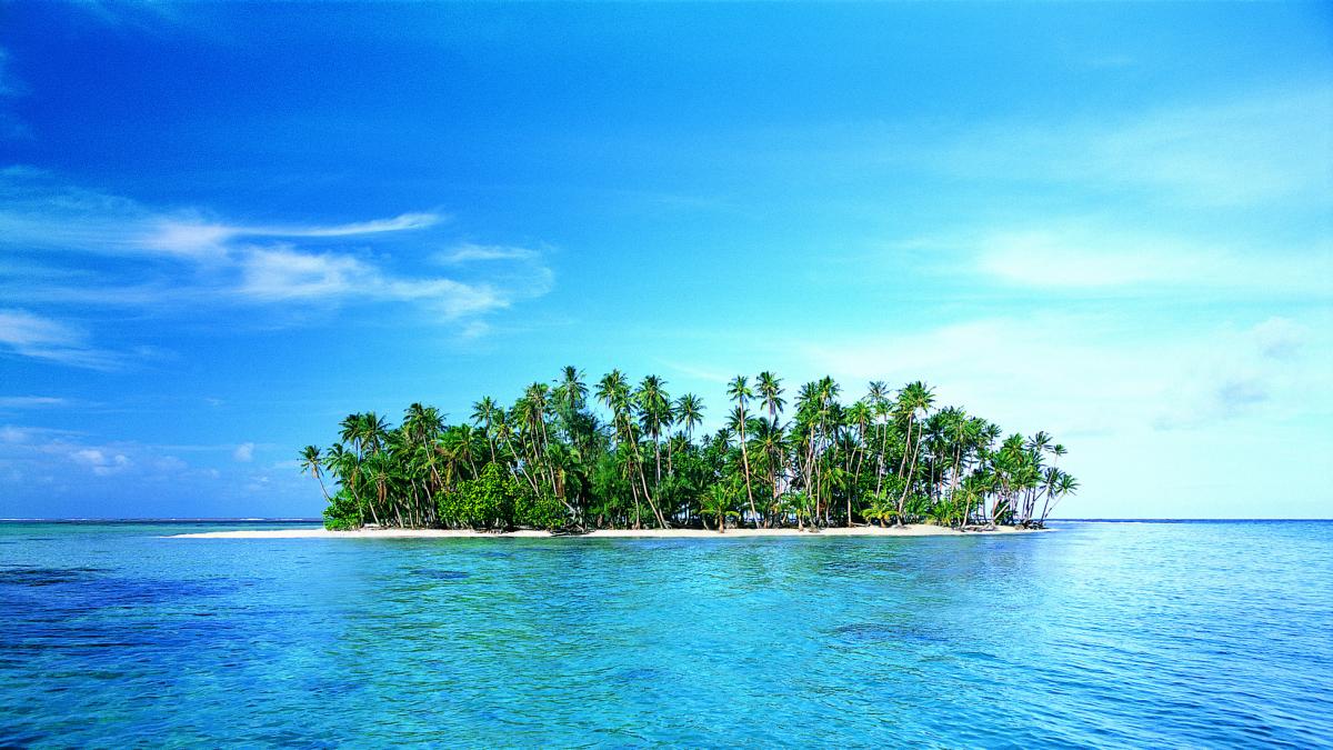 Tropiezan con una isla tropical 'congelada en el tiempo' hace 45 ...