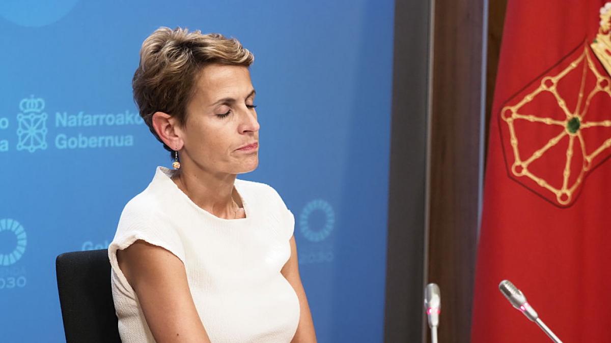 Chivite remodela el gobierno navarro: destituye a su vicepresidente primero y a su portavoz