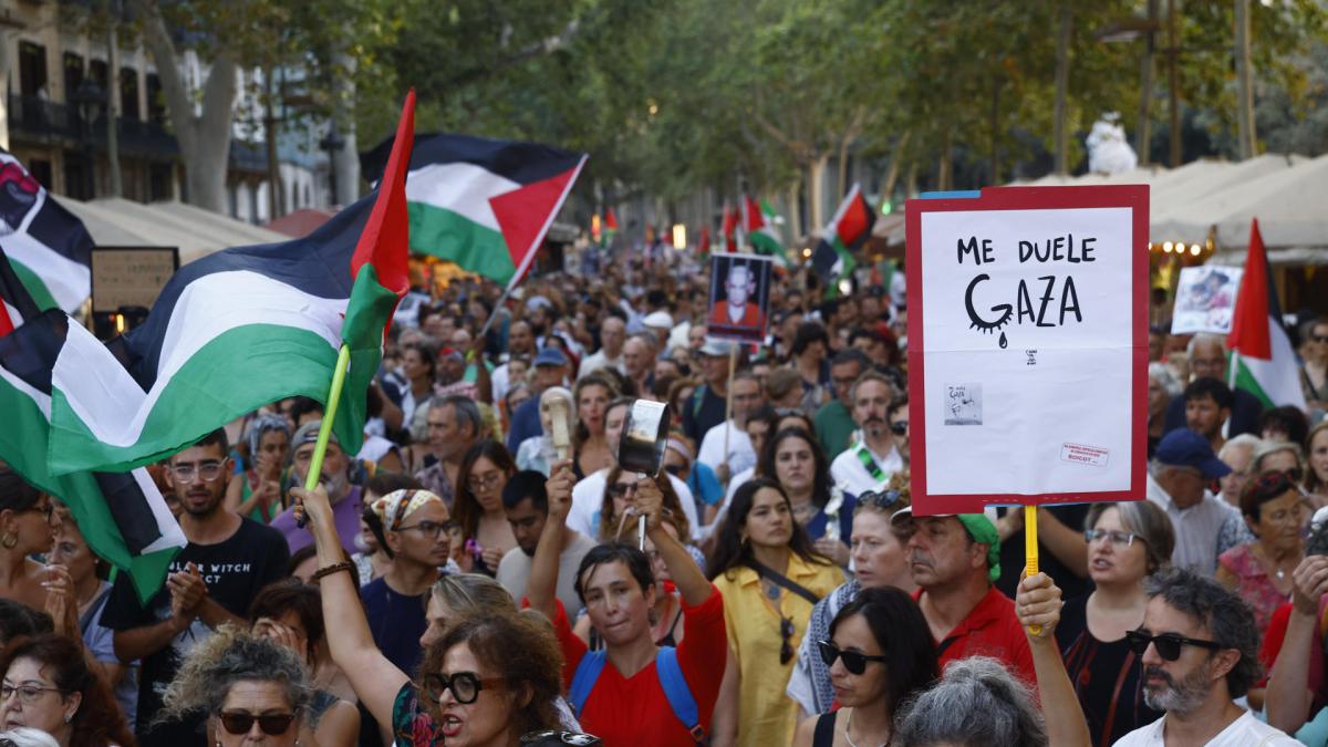 Miles de personas se manifiestan en España contra el 'genocidio ...