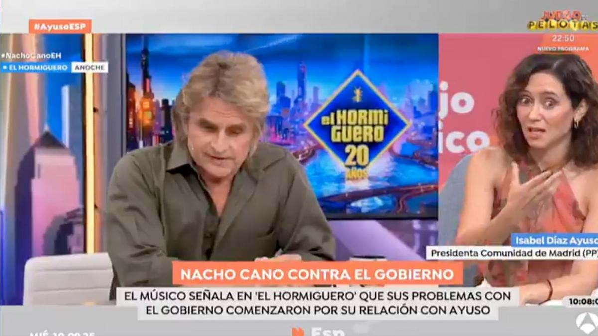 Ayuso se pronuncia sobre las palabras de Nacho Cano en &#039;El Hormiguero&#039; y echa más leña al fuego