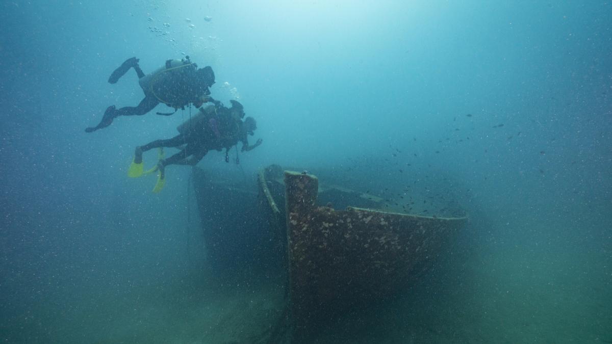 La búsqueda en el fondo del mar del preciado acero fabricado antes de la Segunda Guerra Mundial