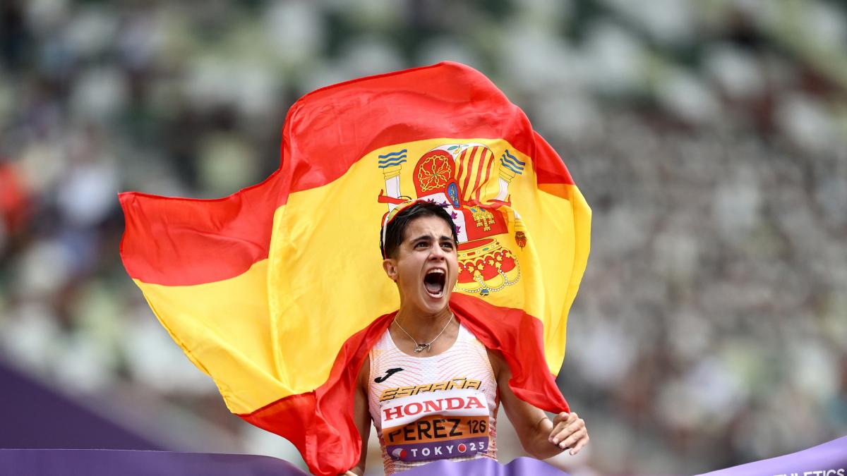 A María Pérez le va la marcha: logra su tercer oro mundial en Tokio y ya es la mejor atleta española de la historia