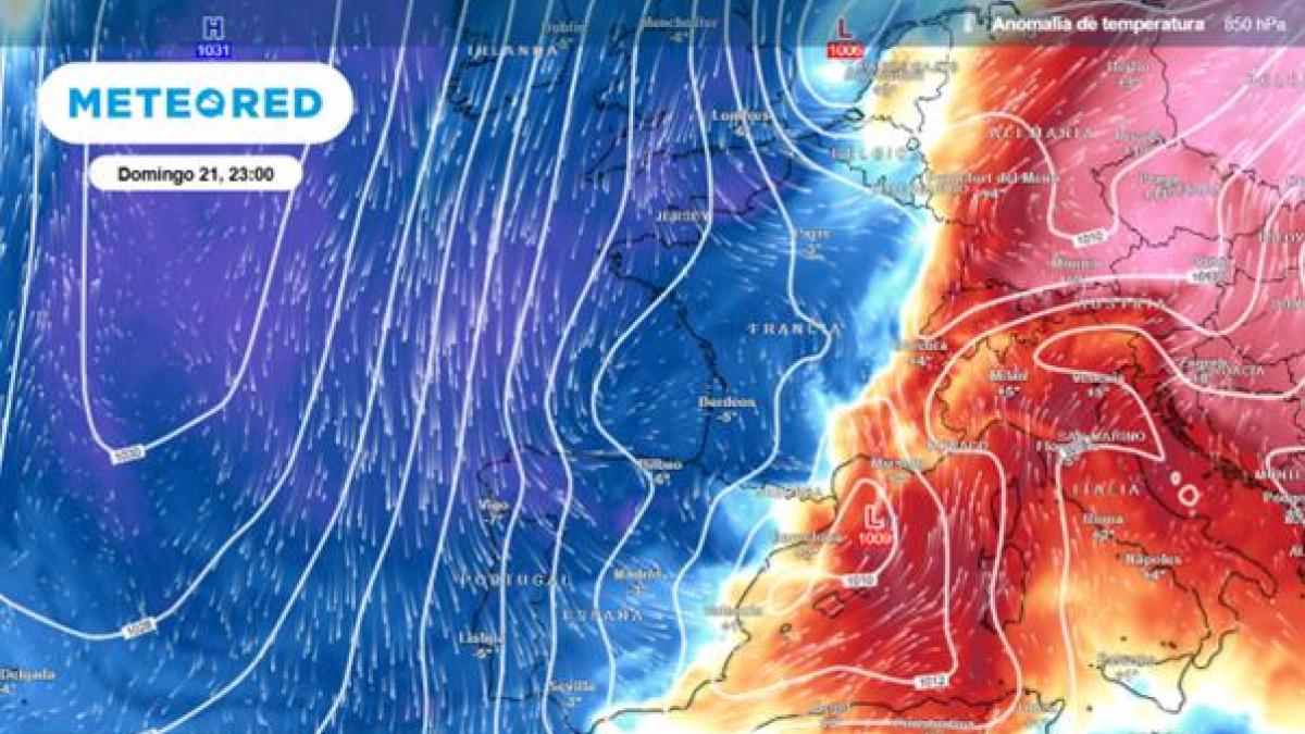 Meteored avisa de una despedida radical del verano con lluvias potencialmente peligrosas en este rincón de la Península