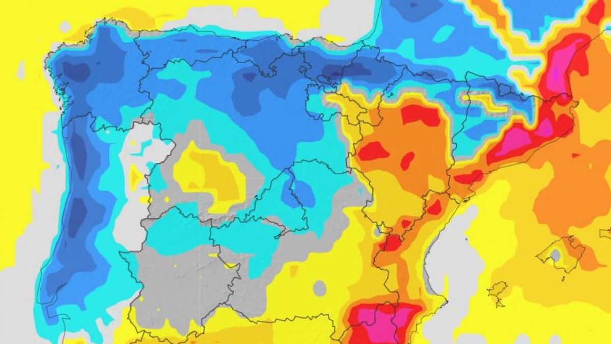 La AEMET señala la llegada de  temperaturas más propias  de septiembre pero avisa que en estas zonas tendrán que sacar el paraguas