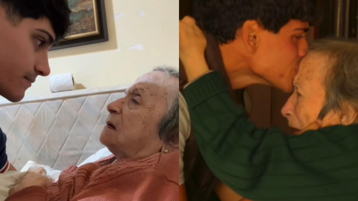 Un joven argentino cumple la promesa que le hizo a su abuela al emigrar ...