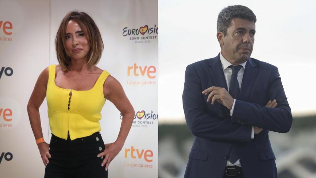 María Patiño verbaliza una atronadora frase por lo que ve hacer a Mazón al terminar el funeral de Estado