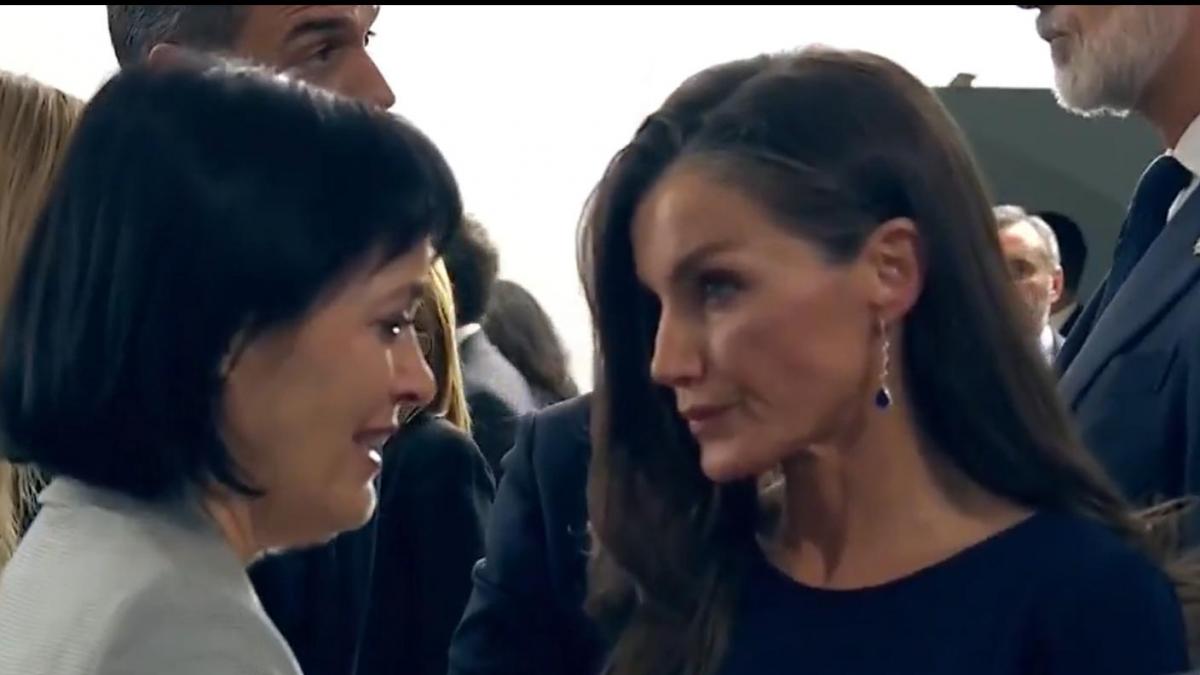 Así es como se ha visto a la reina Letizia al llegar al funeral de las víctimas de la DANA