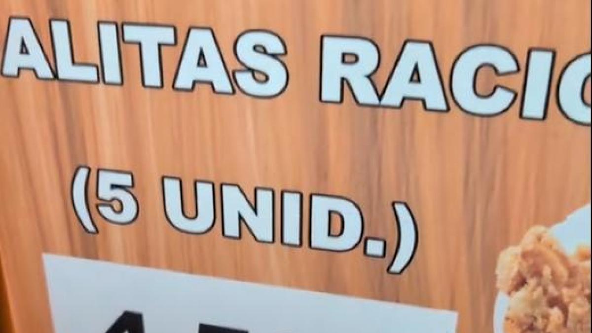 Lo que ve en un cartel de un kebab de Alicante le hace reaccionar al instante: &quot;Esta es la verdadera inflación&quot;