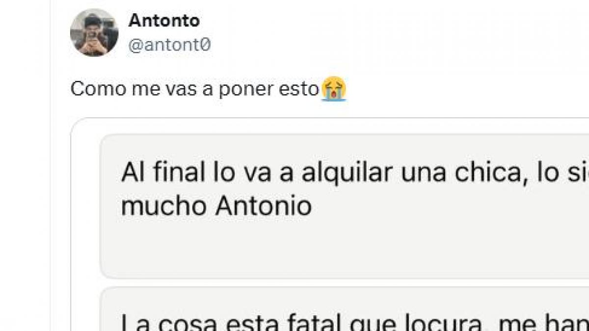 Busca alquilar un piso, al final lo coge otra persona y el sincero mensaje que le manda el dueño es algo rara vez visto