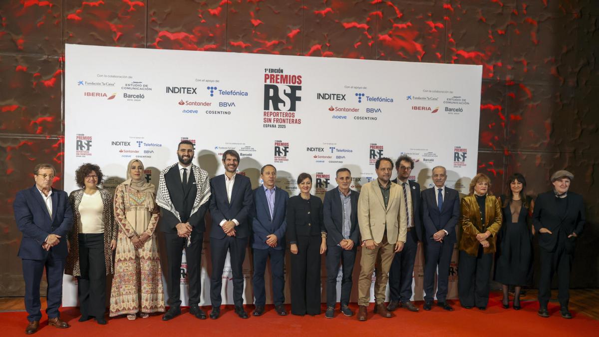 Reporteros Sin Fronteras homenajea al periodismo veraz y cercano en Gaza y Valencia