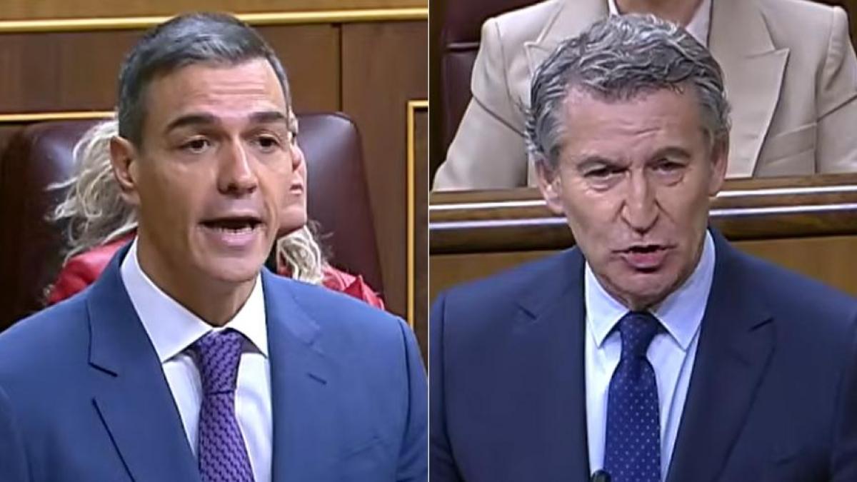 Sesión de control al Gobierno, en directo: cara a cara entre Sánchez y Feijóo en el Congreso