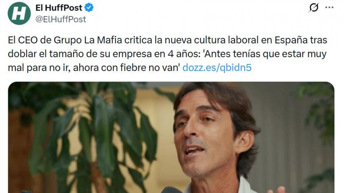Un epidemiólogo da una triple respuesta al ver las palabras del CEO de La Mafia, que criticó que ahora los trabajadores con fiebre no vayan a trabajar
