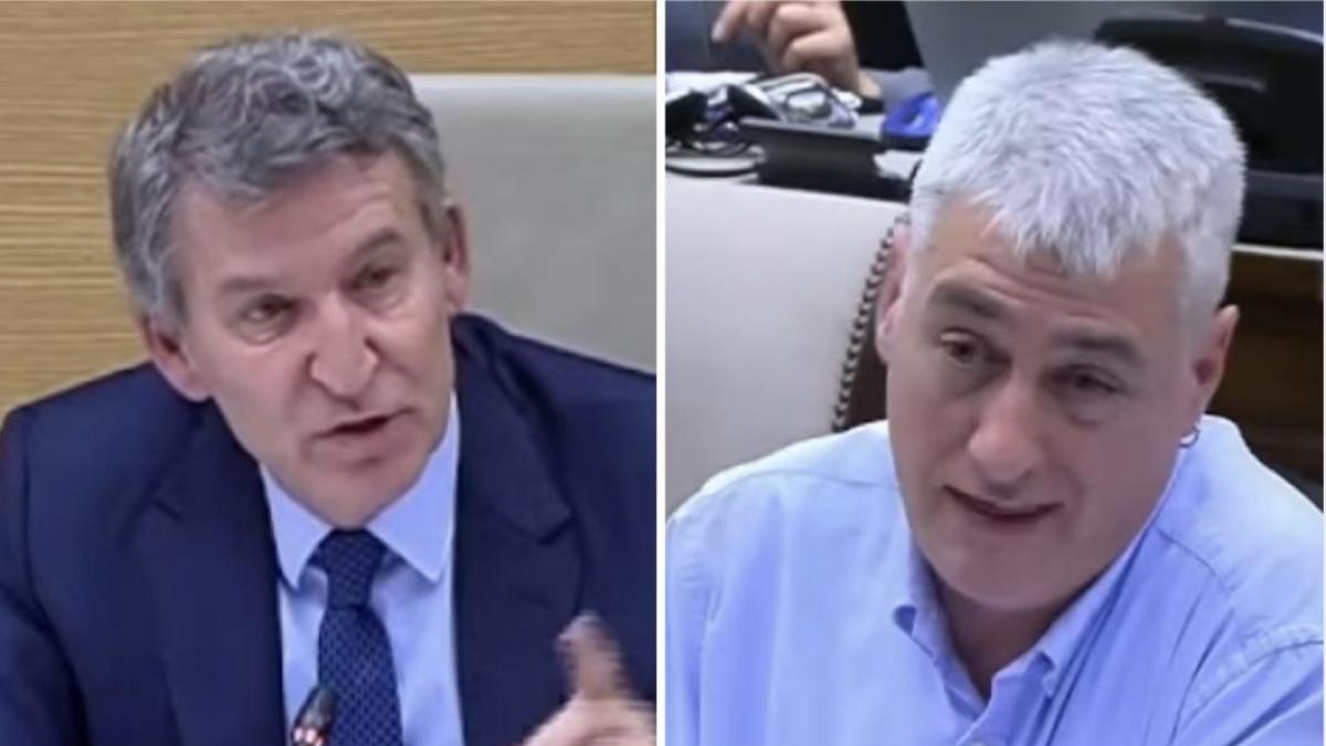 El encontronazo entre Feijóo y Óskar Matute acaba con una frase del de Bildu que estará en todos los telediarios