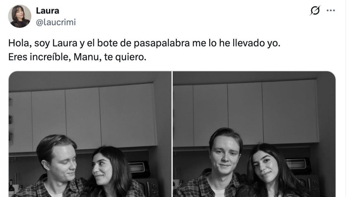 Laura, novia de Manu de 'Pasapalabra', aclara lo que quiso decir con su ...