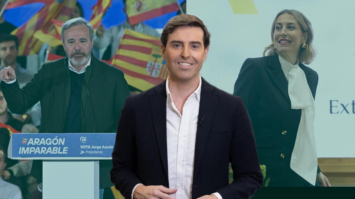 Negociaciones PP-Vox: negro en Extremadura, más claro en Aragón