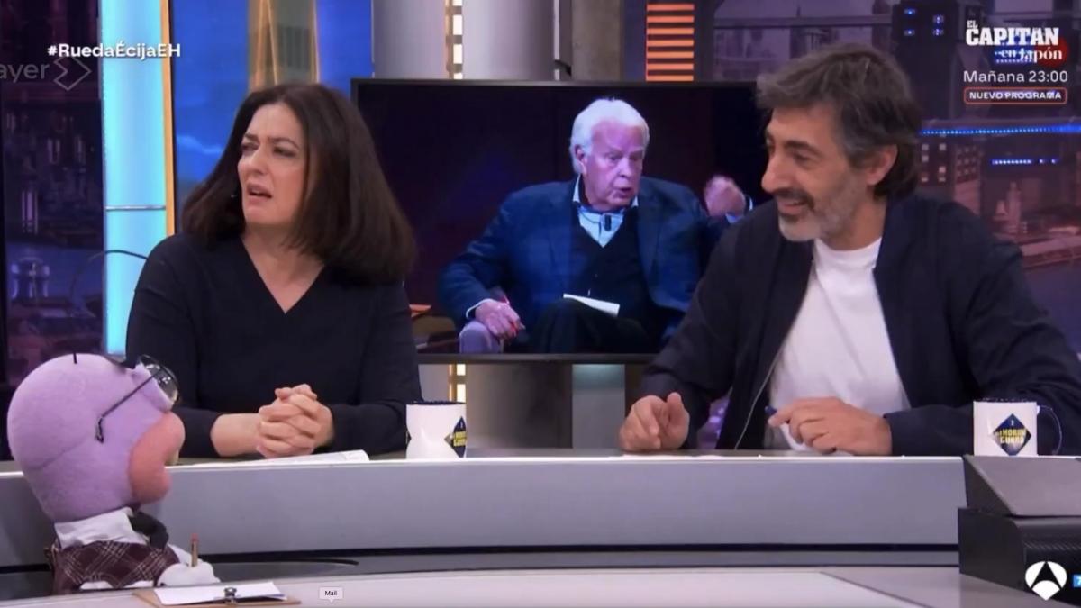 Joan Baldoví se fija en lo que pasa en el plató de 'El Hormiguero' justo después de los insultos a Sarah Santaolalla: no es baladí
