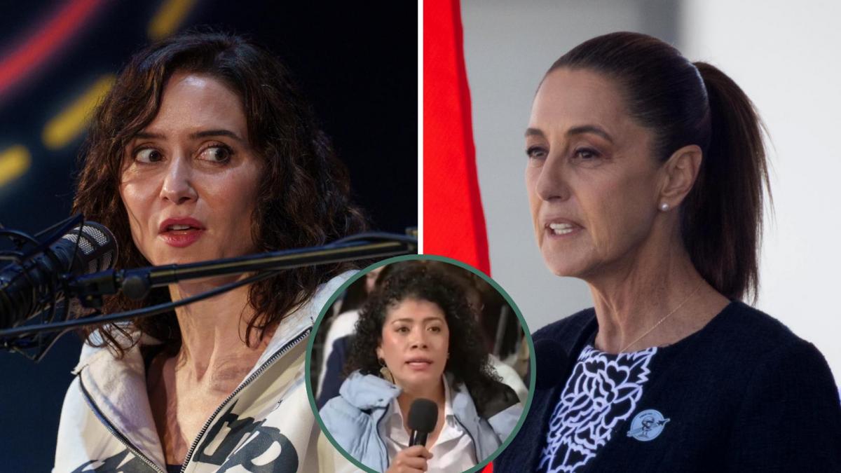 Lo que esta periodista ha dicho de Ayuso en plena pregunta a la presidenta de México va a formar una buena en España