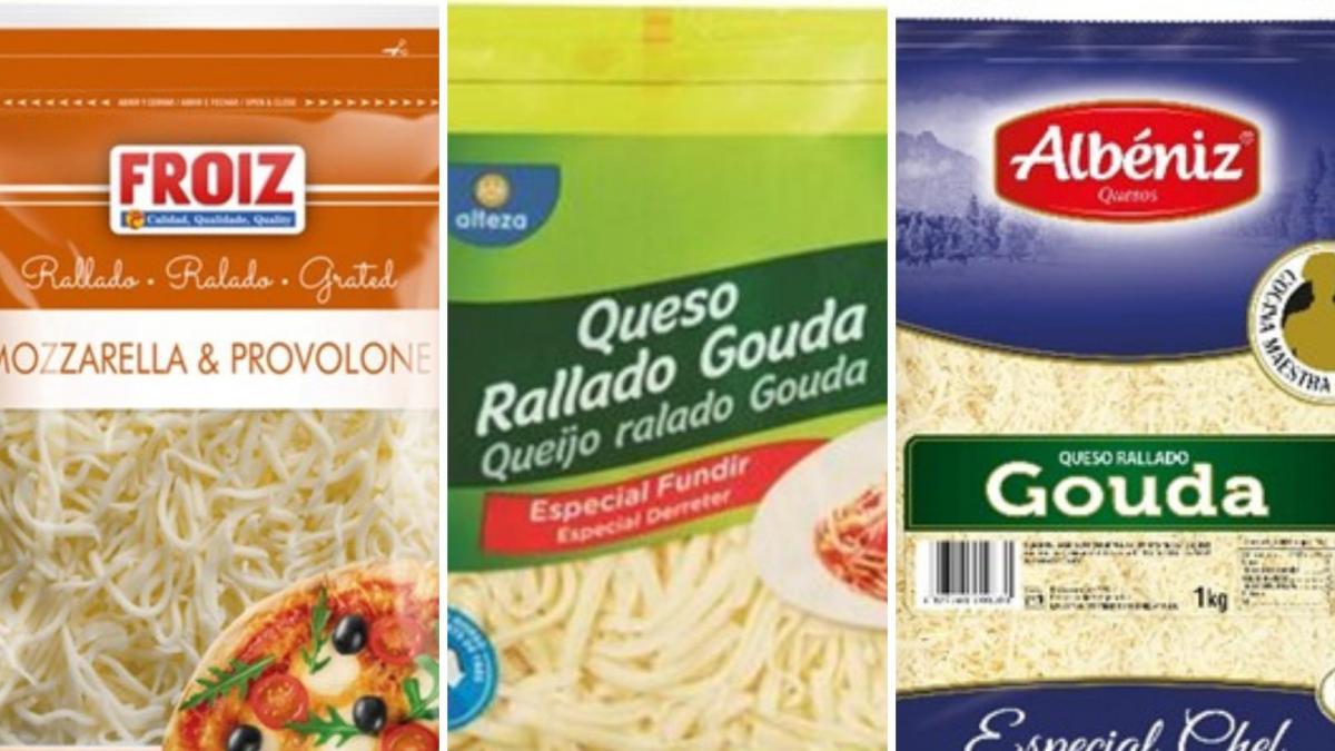 Alerta alimentaria por la posible presencia de astillas de madera en queso rallado de varias marcas