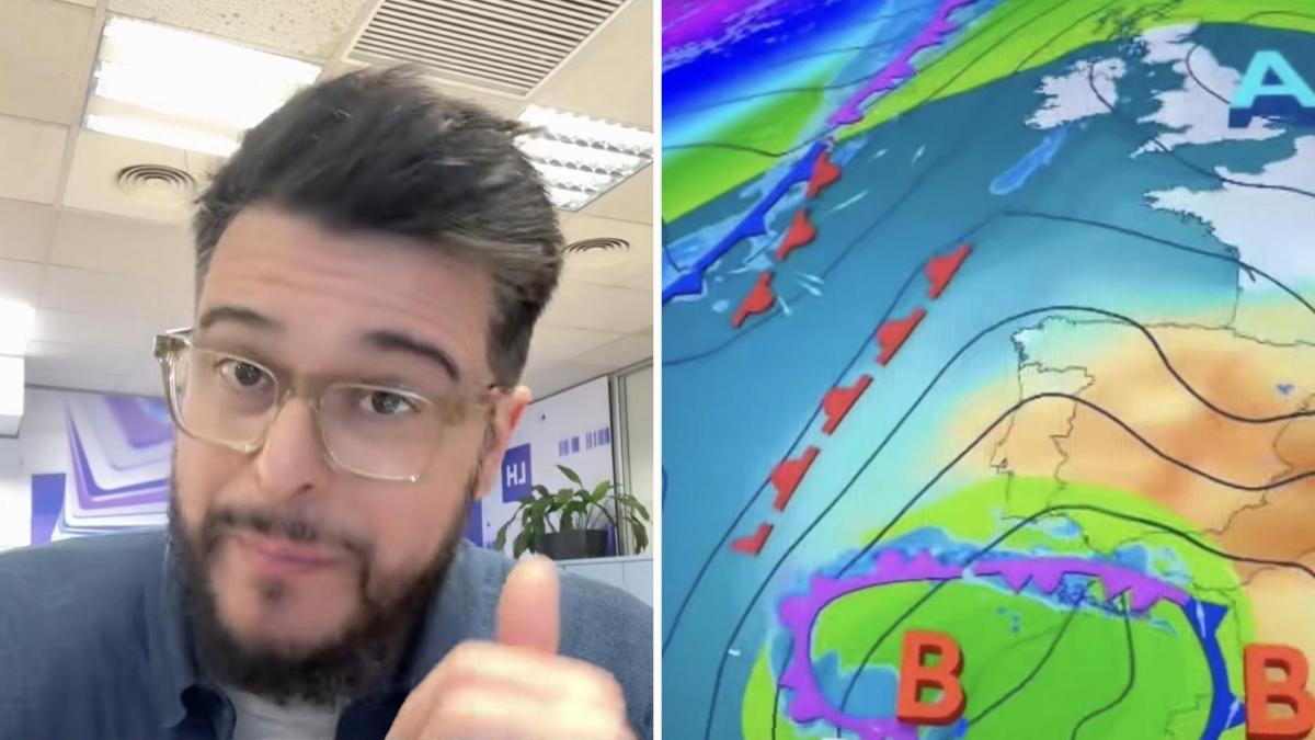 Martín Barreiro, meteorólogo de TVE, avisa de lo que trae la borrasca Regina a España y de lo que pasará en los próximos días