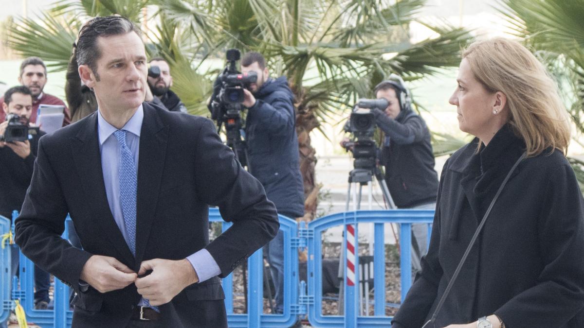 La infanta Cristina, 'cara a cara' con Iñaki Urdangarin y Ainhoa ...