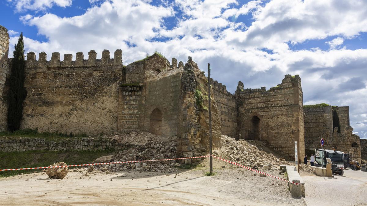 Se derrumba una torre del castillo de Escalona (Toledo) sin causar daños personales