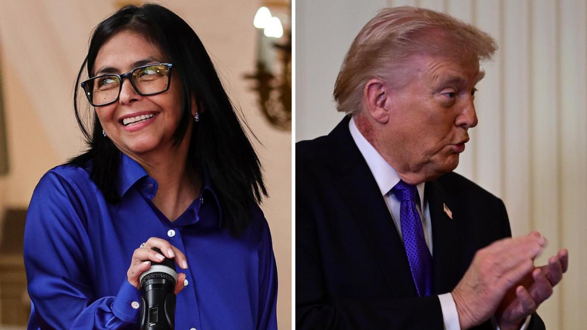 Delcy Rodríguez participa en un foro económico en Miami que clausurará Donald Trump