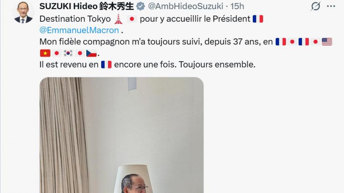 Lo que ha hecho el embajador japonés en Francia da la vuelta al mundo