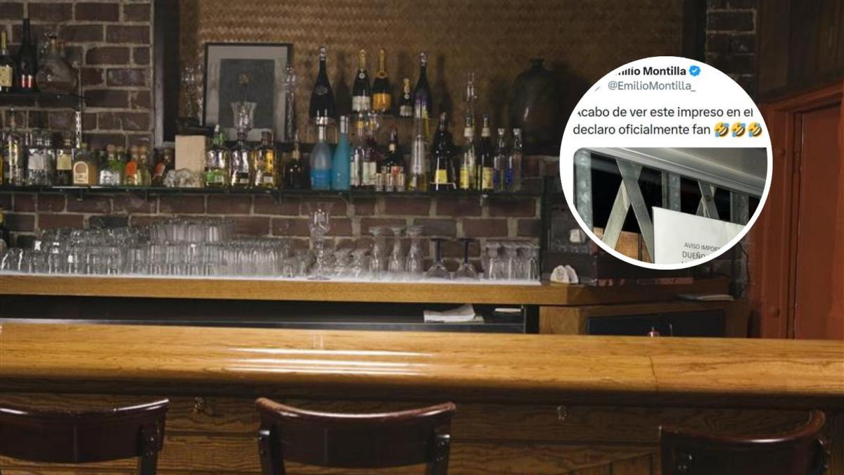 Un bar se ve obligado a poner este cartel después de que un perro orine en su puerta: el mensaje al dueño es maravilloso