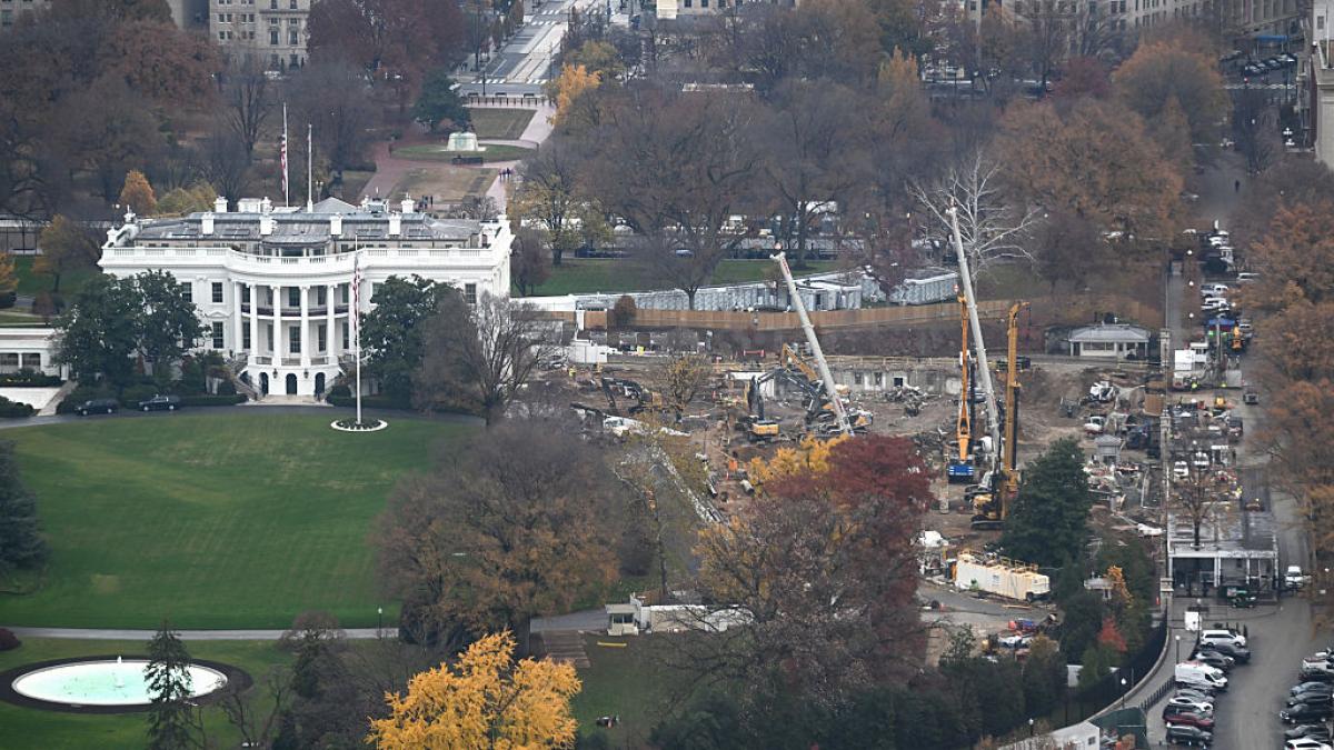 Un juez paraliza la construcción del salón de baile que Donald Trump quiere montar en la Casa Blanca