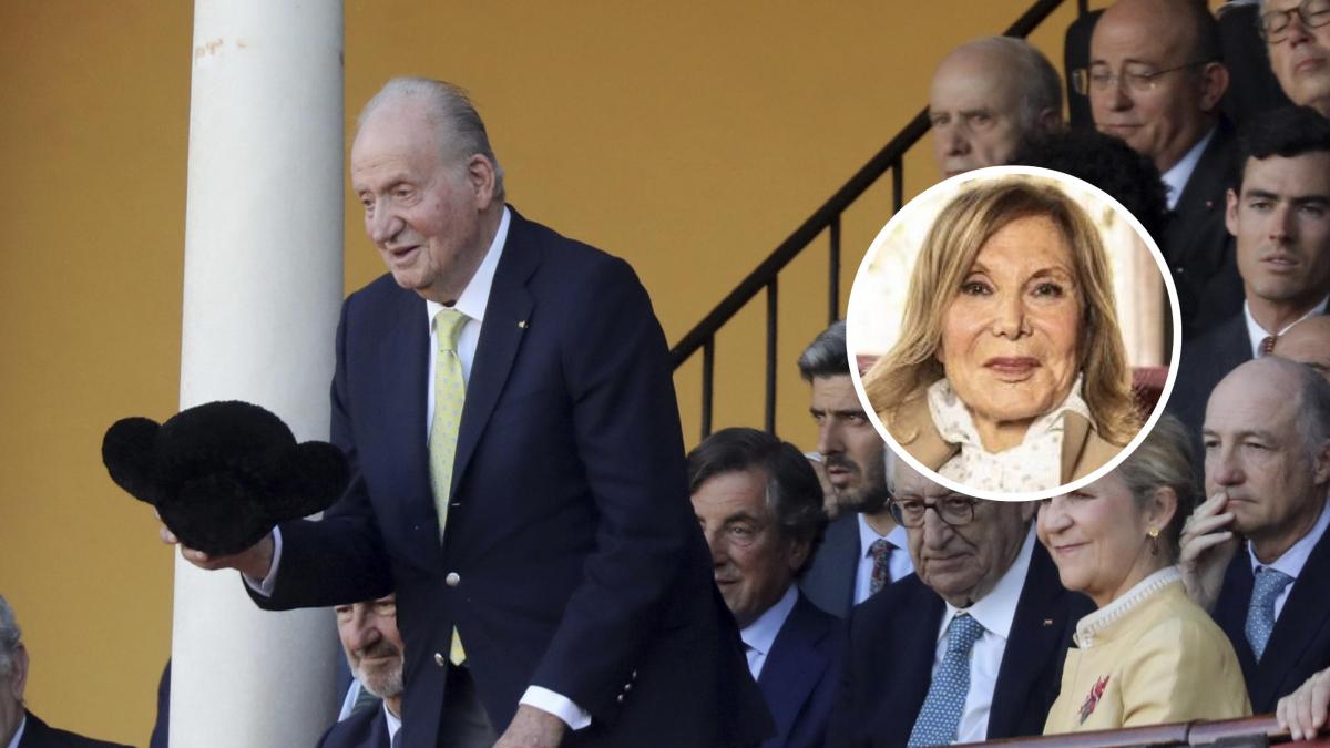 Pilar Eyre ve a Juan Carlos I en los toros y lanza este comentario ...