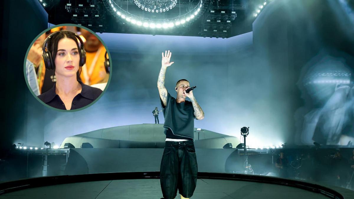 Katy Perry va al concierto de Justin Bieber en Coachella y su reacción al show hace que tiemblen las redes