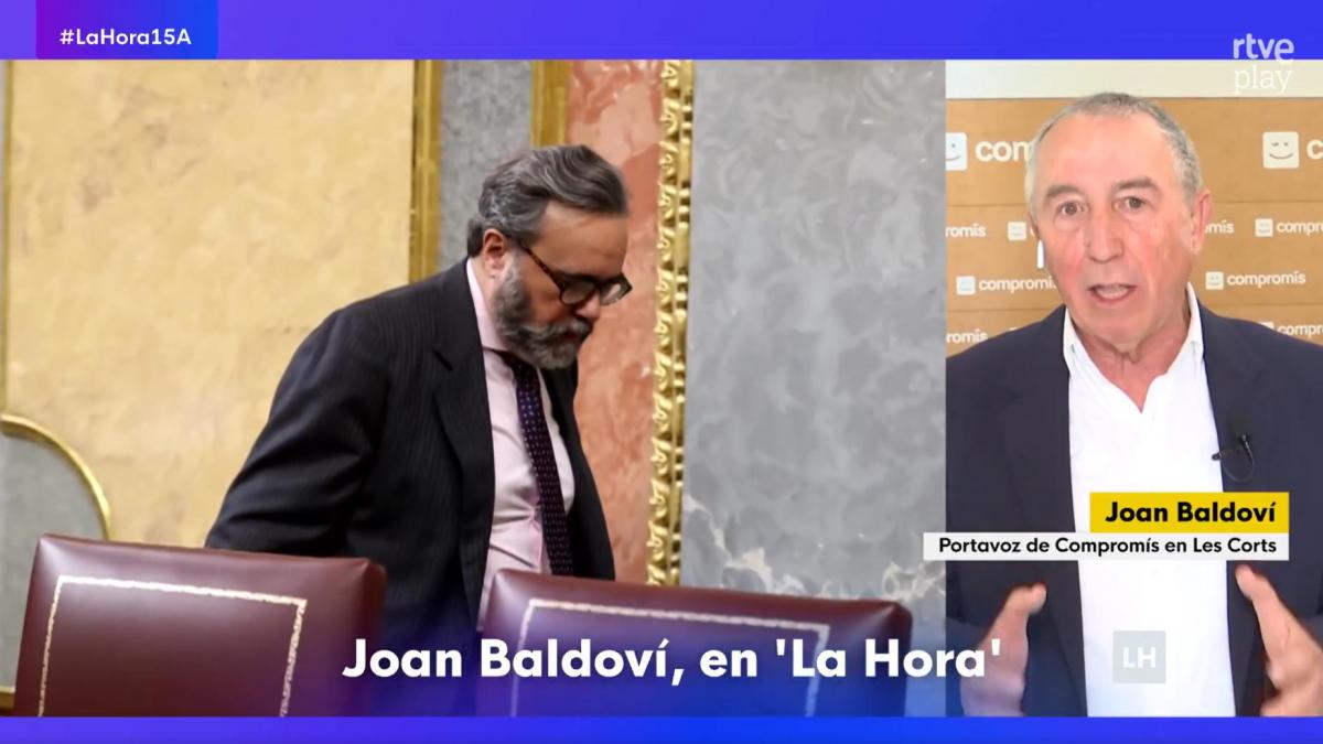 Baldoví sentencia en dos palabras lo que sintió al ver la actitud del diputado de Vox José María Sánchez