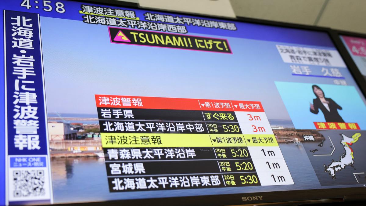 Un fuerte terremoto de magnitud 7,8 sacude Filipinas y Japón