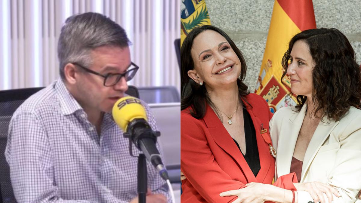 Manuel Rico no se corta un pelo a la hora de hablar de la visita de María Corina Machado a España: "El Gobierno ha evitado un mal trago"