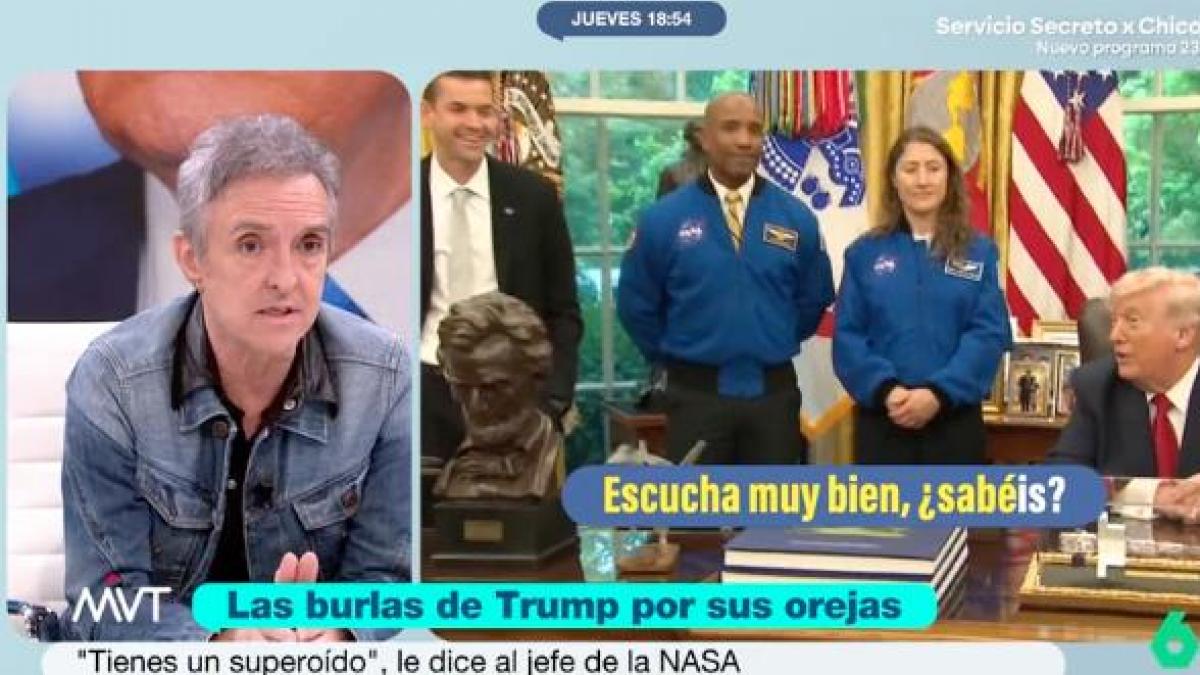 Trump se ríe de las orejas del jefe de la NASA y a Ramoncín le basta una breve (y poética) frase para reaccionar