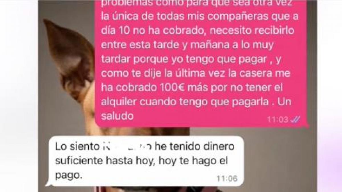 Está de baja, pregunta a su jefe por qué no ha cobrado todavía y toda la conversación tiene tela
