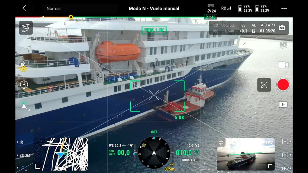 Imágenes de la Guardia Civil del desembarco de los 14 pasajeros españoles del MV Hondius